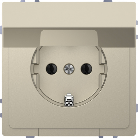Schneider Electric Merten D-Life Сахара Розетка 16А с/з и крышкой IP20