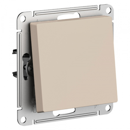 Systeme Electric AtlasDesign Песочный Переключатель 1-клавишный, сх.6, 10АХ, механизм
