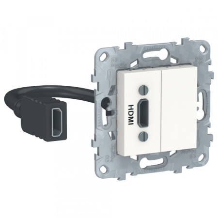 Schneider Electric Unica New Бел Розетка HDMI