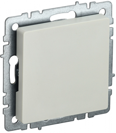 IEK BRITE BASE Бежевый Заглушка с суппортом МЗ10-БрКр