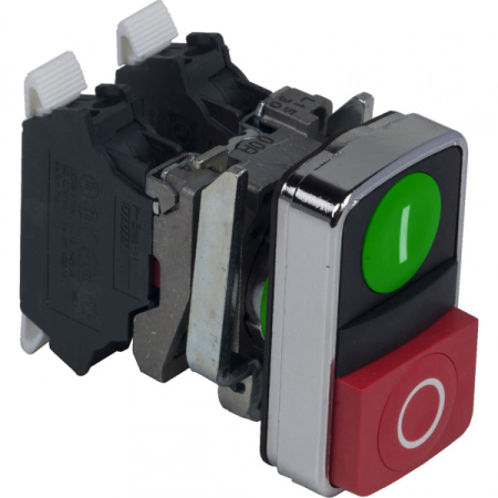Schneider Electric XB4 Кнопка 22мм, двойная, с маркировкой