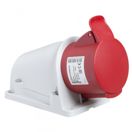 Schneider Electric PratiKa Розетка настенная 16А 3P+H+З 380V IP44