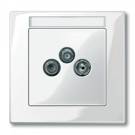 Schneider Electric Merten SM Бел глянец Накладка розетки TV-FM/TV-FM-SAT