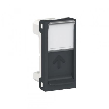 Schneider Electric Unica Modular Беж Панель лицевая RJ45, одиночная без коннектора, 1 модуль