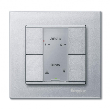 Schneider Electric Merten KNX SM Алюминий Сенсор 2-кнопочный Plus