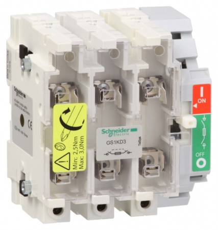 Schneider Electric Выключатель-разъединитель-предохранитель 3х125A 22х58