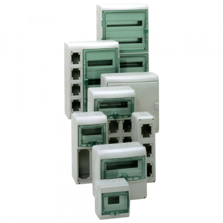 Schneider Electric Kaedra Серый Корпус навесной 1 ряд 18 модулей пластик 460x448x160мм IP65