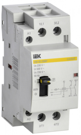 IEK KARAT Контактор модульный с ручным упр. КМ40-20МР AC KARAT