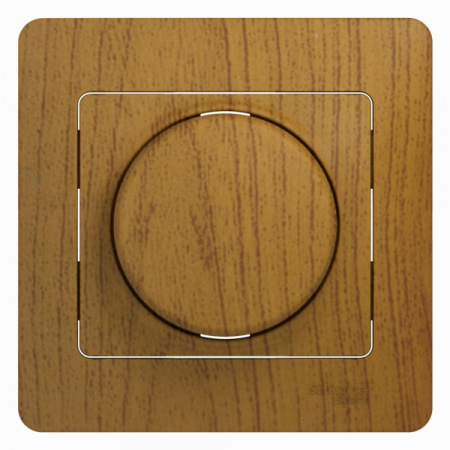 Systeme Electric Glossa Дерево Дуб Светорегулятор (диммер) LED, RC, 630Вт/ВА, в сборе