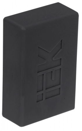 IEK ELECOR Заглушка КМЗ 100х60 черный (2шт/компл)