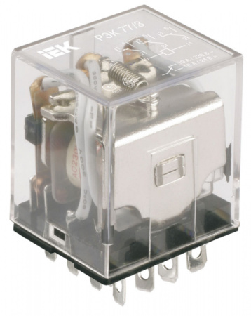 IEK ONI Реле РЭК78/4(MY4) с индикацией 3А  230В АC