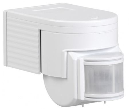 IEK Датчик движения ДД 012 белый, макс. нагрузка 1100Вт, угол обзора 180град., дальность 12м, IP44