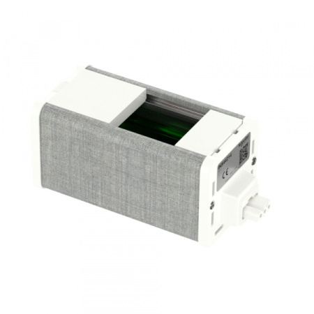 Schneider Electric Unica System+ Блок пустой для VDI (45х45) БЕЛЫЙ/СЕРАЯ ТКАНЬ