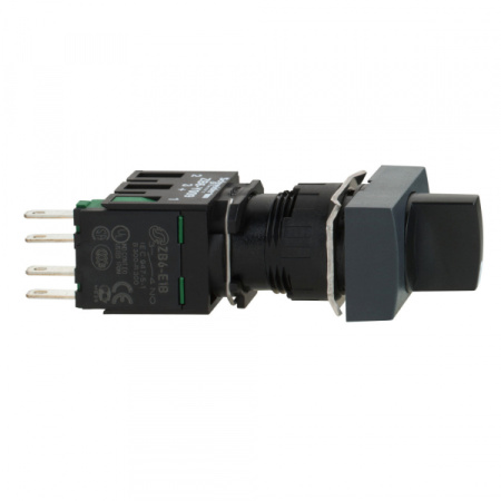 Schneider Electric XB6 Переключатель 16мм 2 позиции квадратный черный