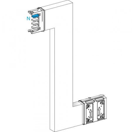Schneider Electric CANALIS KSA СЕКЦИЯ Z-ОБРАЗНАЯ УГЛОВАЯ НА ЗАКАЗ 250А. A=200 B=200 ДО 750 C=200